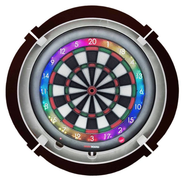 Dart Board LED Lighting System Gran Board Play Darts Online